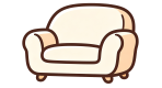 Comfortable sofa, enjoy the warmth of home.